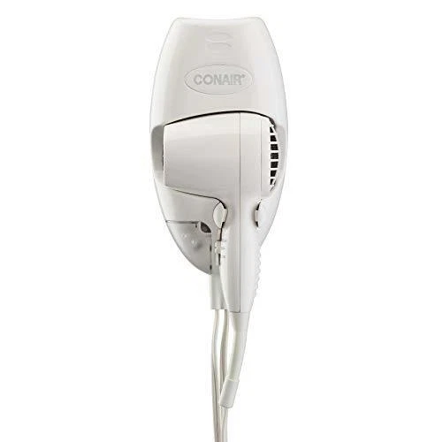 Secador de pelo de pared Conair 1600 vatios con luz nocturna LED, blanco Foto 1 de 4
