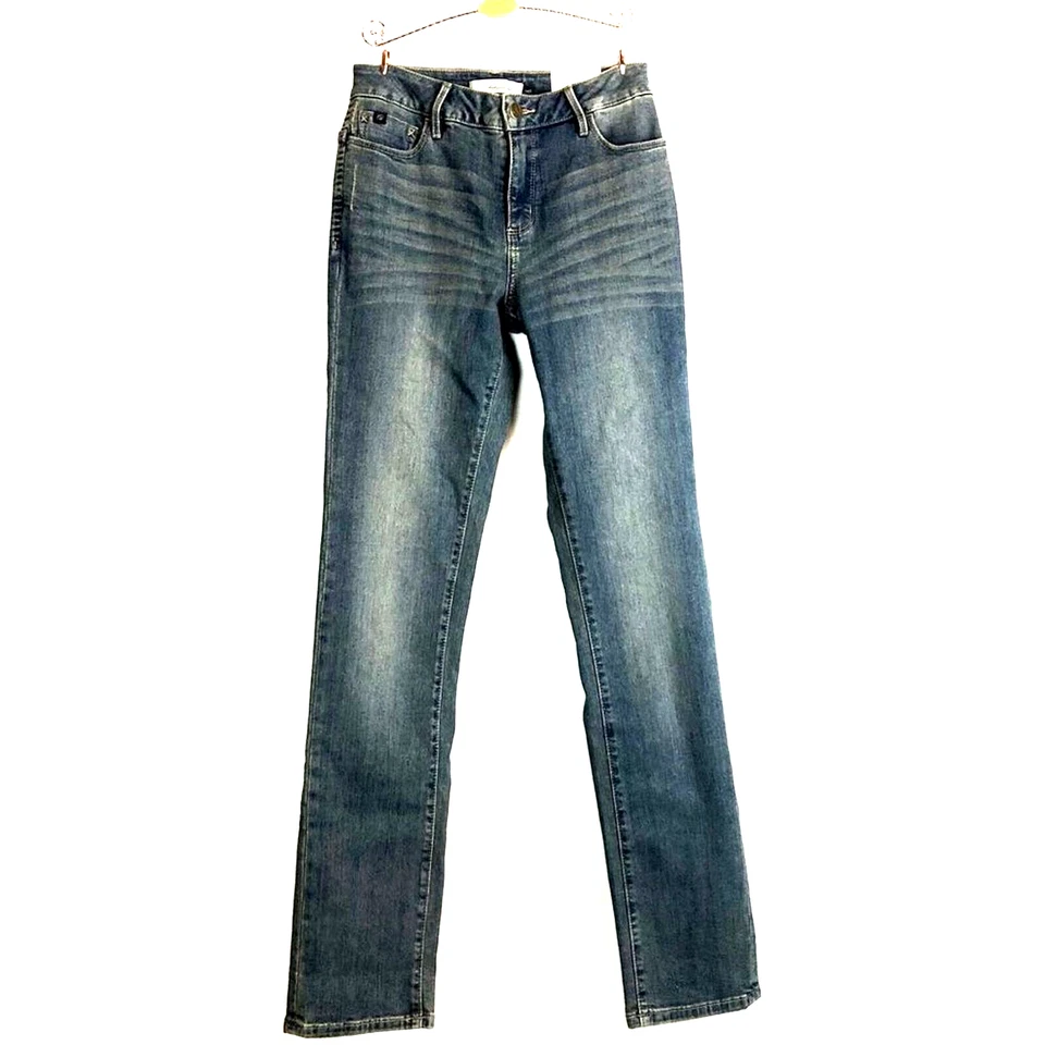 Y2K Stretch Straight Classic Jeans Size 0 High Rise Madison by Christopher Blue - Image 1 of 4