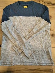 Prince & Fox Shirt Herren Med Langarm Pullover Oversized Grau Grau Blau - Bild 1 von 6