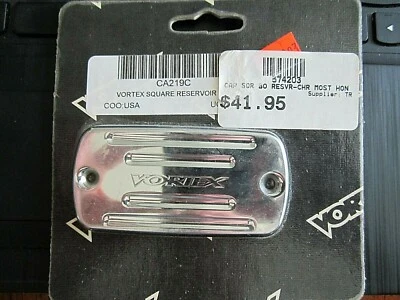 NUEVA TAPA DE DEPÓSITO CUADRADA CROMADA VORTEX CA219C SE ADAPTA A LA MAYORÍA DE HONDA Foto 1 de 2