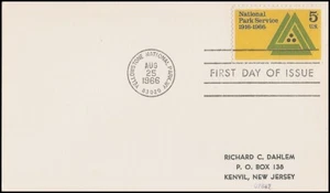 USA3 #1314 ADDR FIRST DAY CARD FDC National Park Service - Picture 1 of 1