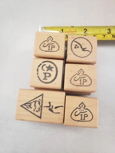 6 Symbole Währung Briten?  Stempel #187 - Bild 1 von 2