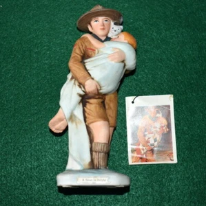 VINTAGE BOY SCOUT ROCKWELL CALENDAR SERIES - HELPFUL - MINT IN BOX - Picture 1 of 9