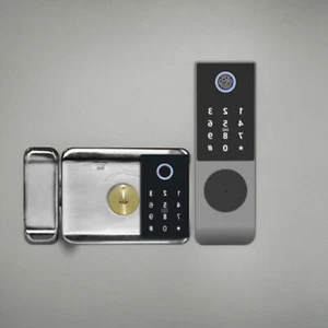 Smart Lock Impermeabile Wifi Doppio Lato Blocco Impronte Digitali Cancello Esterno Digitale RJZ - Foto 1 di 23