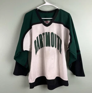 Vintage Dartmouth Home Hockey Jersey Adult Small CCM Ivy League Light Marks - Picture 1 of 11