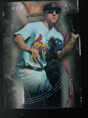 Stephen Piscotty Cardinals 2014 Bowman Sterling #BSPA-SP Autographed Rookie Card - Image 1 of 2