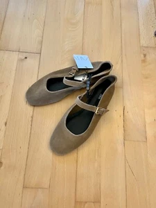 ZARA suede ballerinas UK 5 - EUR 38 - Picture 1 of 5