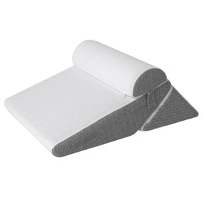 3PCS Wedge Pillows Set Bed Sleep Neck Cushion Support Leg Raiser Memory Foam - Picture 1 of 17