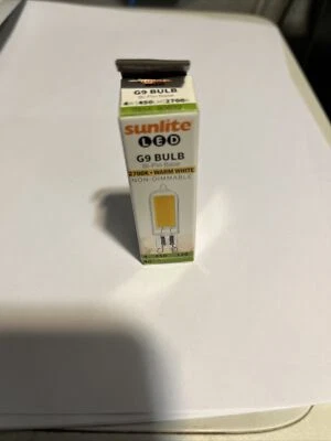 12-Pack Sunlite LED G9 Base Bulbs, 4W Equal), 450 Lumen, 3000K Warm White - Image 1 of 4