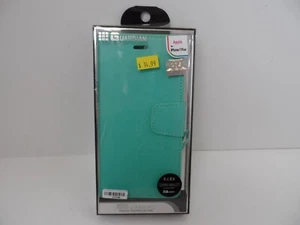Funda billetera para teléfono inteligente Guardian para iPhone 7 Plus verde azulado - NUEVA - Imagen 1 de 4