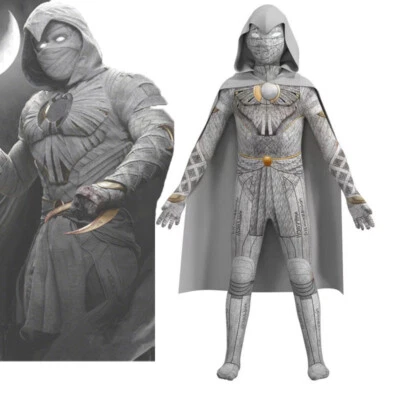 Cosplay Caballero Luna Marc Spector Monos Halloween Body Niños Hombres Disfraz Foto 1 de 4