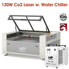 Monport 130W 55 x 35 CO2 Laser Cutter Engraver Autofocus w CW5200 Water Chiller