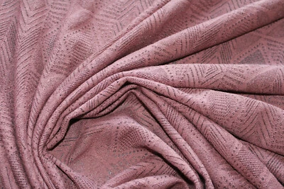 1 Lfm Spitzenstoff 3,40€/m² elastisch braun ZA10 - Bild 1 von 2