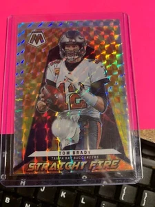 2022 PANINI MOSAIC TOM BRADY STRAIGHT FIRE ~ #SF-3 PRIZM  - Picture 1 of 1