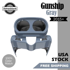 Cubierta de racimo Gunship calibre gris para Harley Touring Road Glide FLTRX 2015up - Imagen 1 de 11
