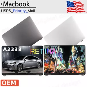 OEM LCD Screen Display Assembly Space Gray/Silver MacBook Pro 13" M1 A2338 2020 - Picture 1 of 44