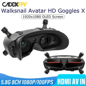 CADDX Walksnail Avatar HD Goggles X 5.8G FPV Goggles 8CH HDMI for RC FPV Drone - Picture 1 of 19