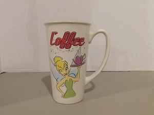 Fairies Tinkerbell Tall Latte "Coffee" Mug/Cup Purple Inside 6" DISNEY Store - Picture 1 of 4