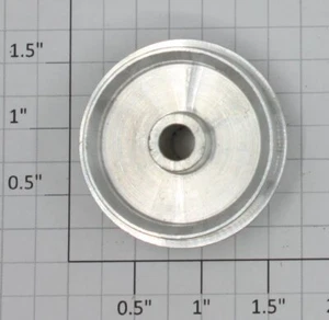 Gilbert 1931-33 Nickel-Tenderrad für Hudson Erector Lokomotive - Bild 1 von 3
