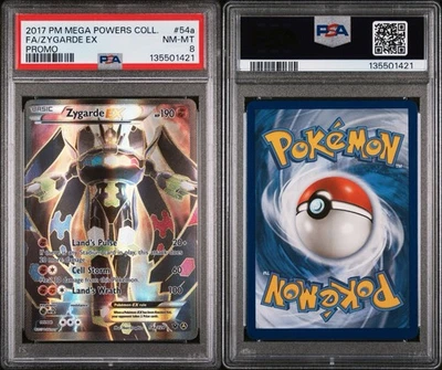 PSA 8 Pokémon TCG Zygarde EX 54a/124 Alternate Art Rare Promo - Image 1 of 4