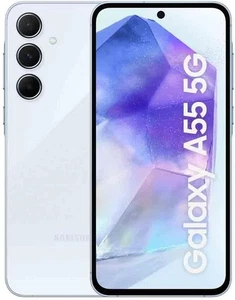Samsung Galaxy A55 128GB 5G Smartphone Dual Sim Unlocked - Awesome Iceblue - Picture 1 of 6