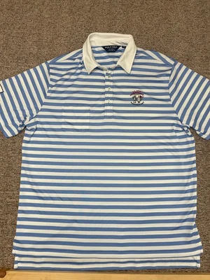 Polo Golf Masculino 2014 US Open Championship Pinehurst US Open Marshal XXL Listrado - Imagem 1 de 4