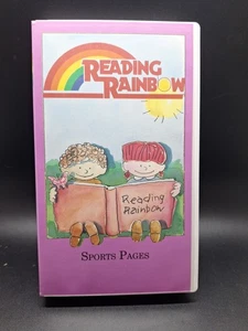 Regenbogen lesen: Sportseiten VHS-Kassette LeVar Burton PBS pädagogisch seltene Show - Bild 1 von 9