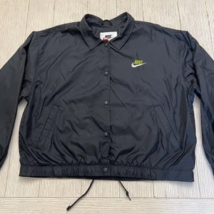 Giacca Nike vintage uomo grande bottoni a pressione giacca a vento allenatore anni 90 Taiwan - Foto 1 di 7