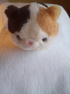 Aurora Spudsters Callie Cat 10" Plush Fluffy Potato Shape Sewn Nose Mouth 2022 - Picture 1 of 6