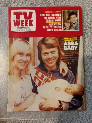ABBA Agnetha Bjorn Baby Christian ABBA Baby Magazine Rare Memorabilia 1970s - Image 1 of 2