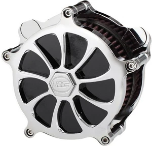 RC Components Revolt Air Cleaner - Chrome Motorcycle Street Bike AC-09C-124C - Picture 1 of 3