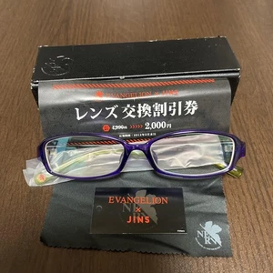 Occhiali Evangelion Jins Ikari Shinji Collaborazione JPN Edizione Limitata Raro Anim - Foto 1 di 5