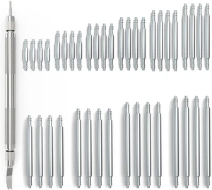 Wellfit Watch Band Pins Replacement Kit with 40Pcs Heavy Duty Stainless Steel - Picture 1 of 6