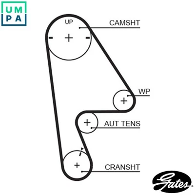 TIMING BELT 5410XS FOR HONDA INTEGRA/SJ/VI HR-V CIVIC/VII/Aerodeck/Mk/FERIO/MK - Image 1 of 4