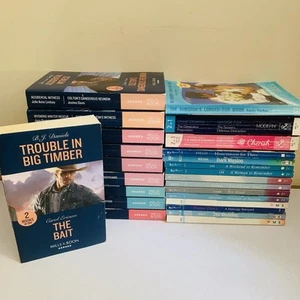 Mills & Boon Book Bundle x 25 Paperback Vintage Romance Job Lot - 37 Stories - Picture 1 of 9