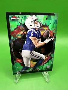 2024 TOPPS FINEST - RARE GREEN REFRACTOR 22/25 - COLTS - ANTHONY GOULD #266 - Picture 1 of 5