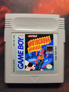 Motocross Maniacs Game Boy 100% Autentico Originale Nintendo - Pulito e Testato! - Foto 1 di 3