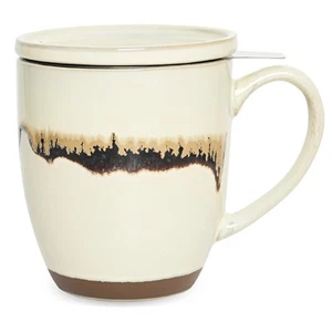 Bosmarlin Keramik Teetasse mit Teeei und Deckel, 16 Unzen, Loseblatt Tee Steiler... - Bild 1 von 6