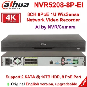 Dahua NVR5208-8P-EI 8CH 8PoE AI 8K 4K NVR WizSense 32MP Netzwerk Video Recorder - Picture 1 of 4