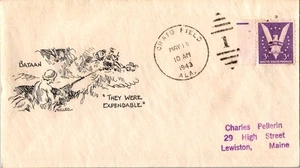 Alabama Craig Field 1943 Ziffer Duplex 1941-1948 Bataan sie waren verbrauchbar - Bild 1 von 1