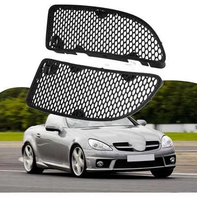 1Pair Front Hood Grille Cover For Mercedes Benz SLK350/SLK280 R171 SLK300 05-11 — 第 1/4 张图片