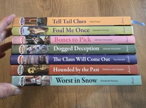 Mysteries Of Aspen Falls Lot  7 Hardback Books Animal Theme Colorado Veterinary - Picture 1 of 8