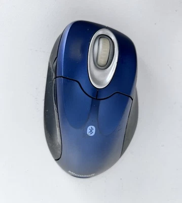 Microsoft 1001 X09-59697 Tilt Wheel Comfort Shaped Bluetooth Optical Mouse Blue - Image 1 of 4