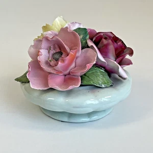 Vintage Thorley English  Bone China Art Decor Floral Bouquet Figurine - Picture 1 of 11