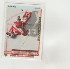 1995-96 Upper Deck Electric Ice "GOLD" #229 Trevor Kidd Calgary Flames