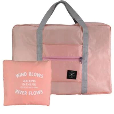 Women Portable Foldable Luggage Carry-on Travel Storage Hand Shoulder Duffle Bag - Image 1 of 4