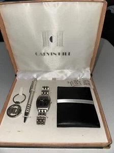 Calvin Hill Watch, Wallet,Pen And Keychain Set In Case - Picture 1 of 6