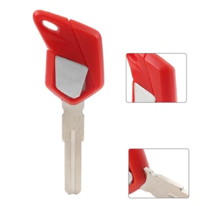 Key Blank Unpolished Red for MV Agusta F4 1000 Brutale 920 990 1090 - Picture 1 of 11