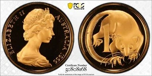 Australia 1966 1c Proof Coin PCGS PR69RD DCAM #8168 - Picture 1 of 2