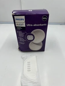 (4 Box Of 100 ) Philips AVENT SCF254/13, Disposable Breast Pads, White, - Picture 1 of 9